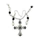 Earring Sets Cross Jewelry Necklaces & Pendants Cz Silver Multi Color Cz