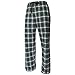 Boxercraft Plaid 100% Cotton Flannel Pant F20, Green/White-Youth Large