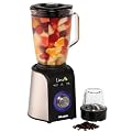 Palson 0526 Lima - Batidora Vaso 3, 700W, Veloc. Regulable+Turbo, Jarra Cristal 1,5L, Accesorios Pica Hielo Y Molinillo Cafe. Inox-Negro