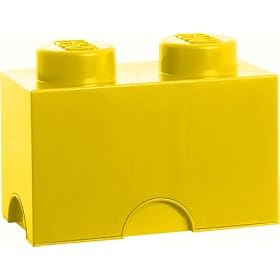 LEGO Aufbewahrungsbox, 2er, gelb L 25 x B 12,5 x H 18 cm (4002 1732 024)