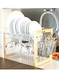 Review WATSONS  / Wood and Metal Dish Drainer / Plate Rack