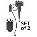 WANDLEUCHTER KERZENHALTER WAND 2ER SET NEU