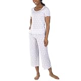 Gilligan & O'Malley® Short-Sleeve Pajamas Set - Purple Sky