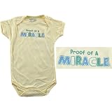 Baby-Says Bodysuit - Proof of a Miracle, 3-6 months