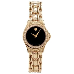 Movado Women's Aprezi 14K Solid Gold Diamond Accented Watch #0605332