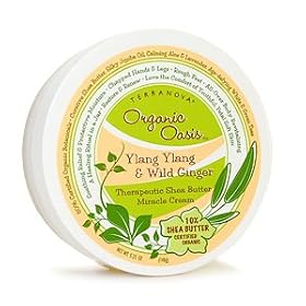 Terra Nova Organic Oasis Ylang Ylang & Wild Ginger Shea Butter Miracle Cream - 5.25 oz.