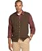 Club Room Cotton Cable Button Front Sweater Vest