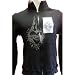 Mosquitohead Mens 'UNITED ROCKERS SACRED HEART' Thermal Track Jacket- Black