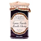 Les Confitures a L'Ancienne All Natural French Morello Cherry Jam Pure Sugar Cane 9 Oz Jar