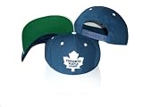 Toronto Maple Leafs Blue/White Two Tone Snapback Adjustable Plastic Snap Back Hat / Cap