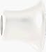 C.R. LAURENCE S3W CRL White Standard Wall Mount Support Bar Bracket