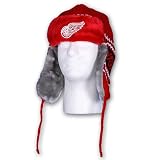 Detroit Red Wings Red New Era Team Trapper Trooper Hat