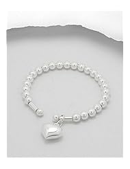 Heart Bracelet In Sterling Silver