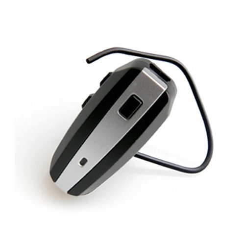 Noisehush Bluetooth Headset - iPhone, Blackberry, HTC, Samsung, LG, Motorola, and Nokia - Black/Silver