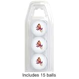 Arizona State Sun Devils NCAA 15 Golf Ball Clear Pack