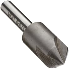 Alvord Polk 179-0 High-Speed Steel Center Reamer, 90 Degree Angle, 3-Flute, Uncoated (Bright)