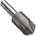 Alvord Polk 179-0 High-Speed Steel Center Reamer, 90 Degree Angle, 3-Flute, Uncoated (Bright)