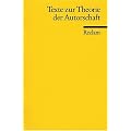 Texte zur Theorie der Autorschaft