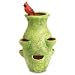 PLAYFUL BIRD STRAWBERRY OUTDOOR YARD PLANTER PLANT POT