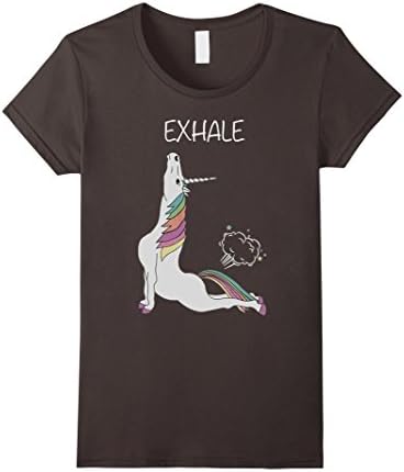 Women's Unicorn - Exhale T-Shirt Medium Asphalt