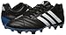 adidas Men's Goletto V FG Soccer Shoe, Black/White/Solar Blue S, (8.5 M US)