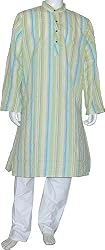 Mens Casual Clothes - Kurta Pajama India Fashion Size M Chest : 40 inches (gkp512c)