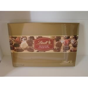 Lindt Signature Collection Assorted Pralines Holiday Sampler Box 12.5oz