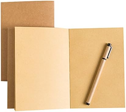 Brown Kraft Cover Sketchbook / Journal / Diary / Note Book With Blank White Paper, 260 pages (32K )