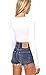 Vivian's Fashions Top - Crop Top, Long Sleeve