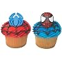 Spider Man Icon Cupcake Rings 12 Pack