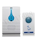 ワイヤレスドアのベルホームコードレス32チャイムソング音楽100Mレンジデジタルドアベルハウスのためのオフィス