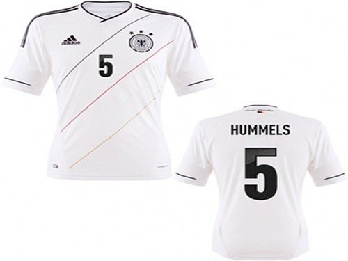 Adidas DFB Heimtrikot Mats Hummels Flock weiß EM 2012 Herren XXL (2XL)