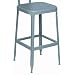 Lyon DD1901 All Welded Steel Seat Stool with Black Rubber Feet, 30" Height, 400 lbs Capacity, Dove Gray, (Pack of 2)