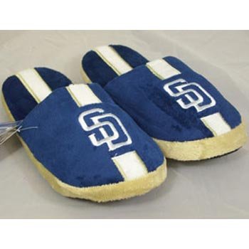 San Diego Padres MLB Team Stripe Slide Slippers - Size 9