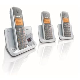 Philips SE435 Trio - Digital Phone With Aswering Machine - Trio Pack