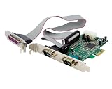 StarTech.com PEX2S5531P 2S1P Native PCI Express Parallel Serial Combo Card with 16550 UART