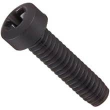 Black Nylon 6/6 Machine Screw, Fillister Head, Phillips Drive