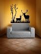 Deer Tree and Grass Wall Decal Sticker Graphic Small By LKS Trading Post