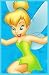 Disney Tinker Bell Lt. Blue New Kids Area Rug 4.4' x 6'