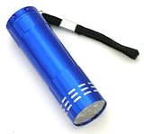 9 Bulb METAL Led Flashlight,