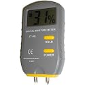 HQRP JT-4G Wood / Firewood Moisture Meter - Wood, Firewood, Wall Damp Meter 4-Pins and Home Inspection Tool