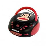 Paul Frank PF224BK Stereo CD Boombox with AM/FM Radio