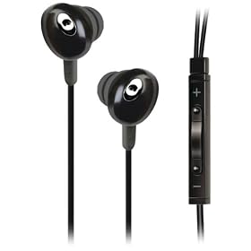 ILUV IEP315BLK EARPHONES WITH IPHONE/IPOD REMOTE & MICROPHONE