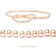 Single Strand 22 Inch 6.0-7.0mm Pink Semi-Round Freshwater Cultured Pearl Necklace