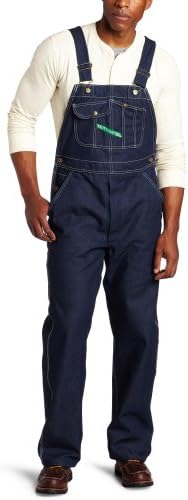 Key Men's Zip Fly High Back Bib Overall