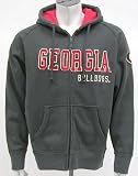 Georgia Bulldogs Vintage Victory Full Zip Hooded Sweatshirt