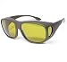 Cocoons Live Eyewear Sunglasses Pilot (Large) Sand Frame with Polarized Yellow Lenses C305Y Image