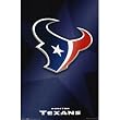 HOUSTON TEXANS NFL LOGO Poster Tony Banks Football Carr - 22x34