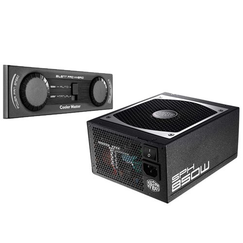 Cooler Master Silent Pro Hybrid - 850W 80 PLUS Gold Power Supply with Modular Cables and Fan Speed Controller (RS850-SPHAD3-US)
