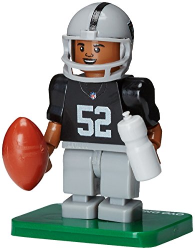 NFL Oakland Raiders Khalil Mack Gen 2 Mini Figure, Small